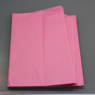 Бумага упаковочная тишью, розовый, в листах 76 х 50см х 10шт