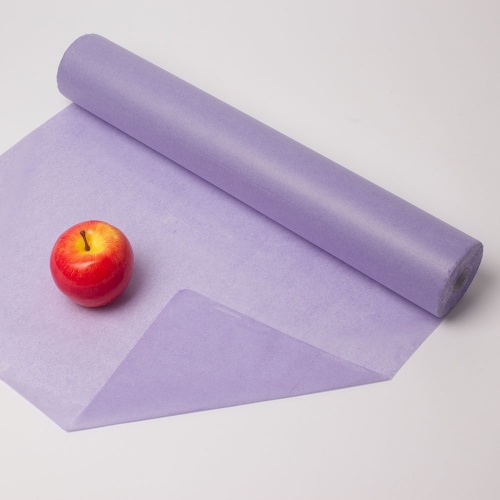 Бумага упаковочная тишью, светло фиолетовая, в рулонах 50 х 143 м