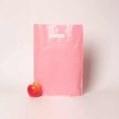 Пакет 30х40х3, ПВД, 70 мкм, розовый