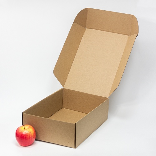 Гофрокоробки 22х10х33см, цвет - коричневый, материал - гофрокартон, ламинация - без ламинации, фото 3