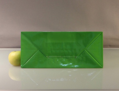 Сумка 37x45x16, зеленый глянец